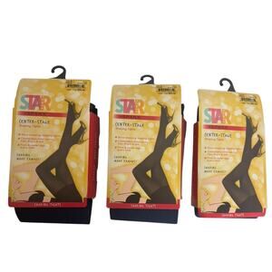 Spanx Center Stage Shaping Tights Navy Pack of 3  Size E NEW